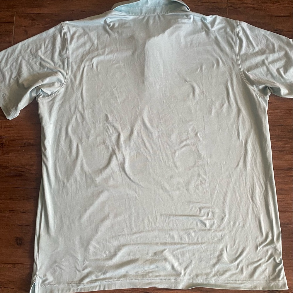 Columbia Men's light blue Polo Shirt 2XLT - Picture 3 of 7